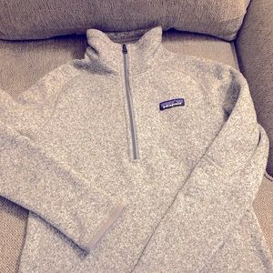Patagonia better sweater, birch white. Size XS